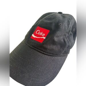 Rare ASOS limited edt.  Coca Cola Coke Black Baseball dad hat Cap unstructured